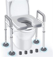 Eosprim Toilet Seat Risers For Seniors Elongated,