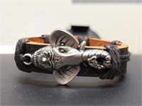 Leather bracelet