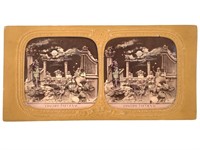 Tissue Stereo View, Concert Infernal Tinted, Rare