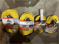 GROUP OF (4) NEW PRIME EXTENSION CORDS