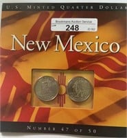 2008PD US Minted New Mexico Quarters