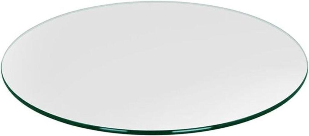 26" Round 3/8" Thick Glass Table Top, High