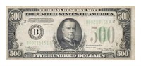 $500 BILL, 1934, Federal Reserve Note
