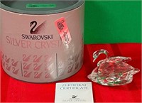 Z - SWAROVSKI CRYSTAL SWANFIGURINE (F125)