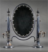 Victorian Sheffield Silver Vanity Mirror