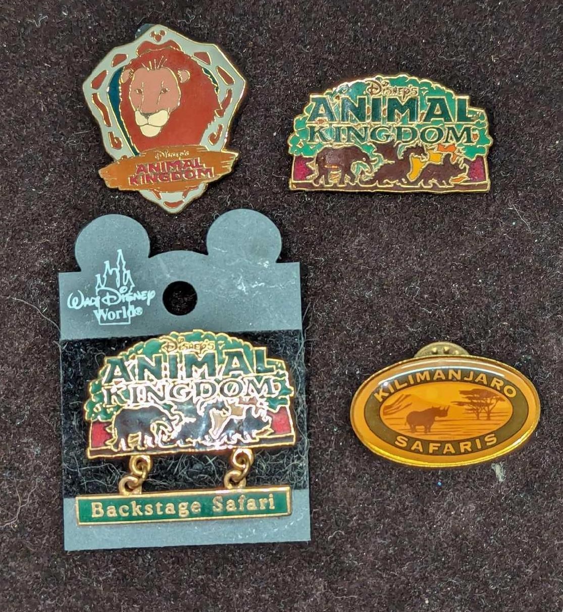 4 Disney Animal Kingdom Pins