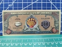 1 million seashells banknote