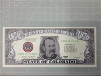 State of Colorado Novelty Banknote