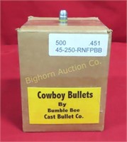Cowboy Bullets 45 Cal, 500 Count Bumble Bee Cast