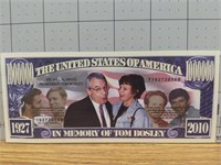 Tom Bosley happy days banknote