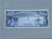 US Space Force Novelty Banknote