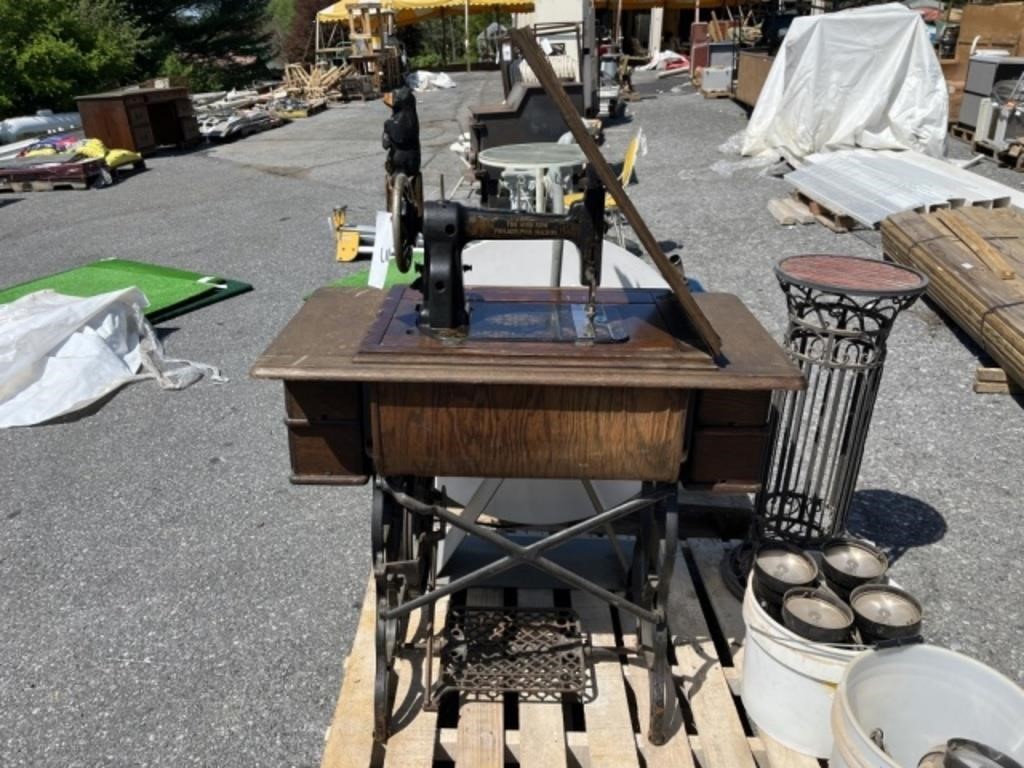 Philadelphia High-arm Treadle Sewing Machine