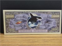 Killer whale banknote