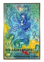 MARC CHAGALL Poster Die Zauberflote Mozart