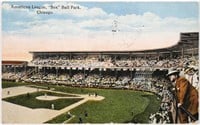 American League Sox Ballpark Chicago Postcard