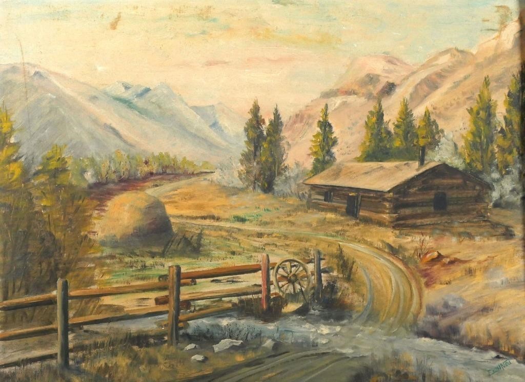 EMIL NEU Landscape Painting