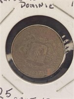 1986 republic Dominican coin