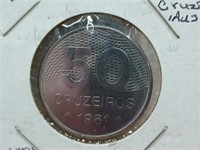 1981 Brazil coin