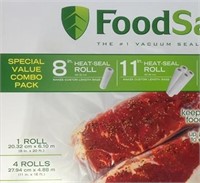 FoodSaver Combo Pack Vacumm Sealed Rolls