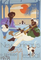 VTG 1978 New Orleans Jazz Festival Poster