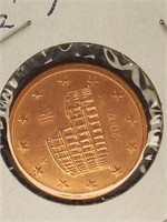 2002 Italian coin