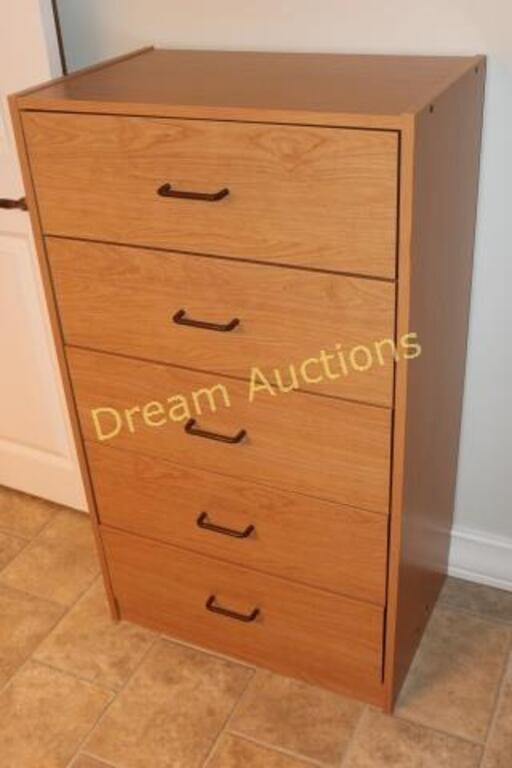 5 Drawer Dresser 25x16x44H,