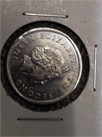 2004 queen Elizabeth Caribbean States 2cent coin
