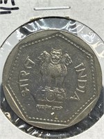 1985 India coin