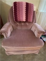 Parlor Chair & Throw
