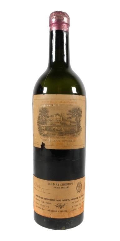 1929 CHATEAU LAFITE ROTHSCHILD Wine Bottle