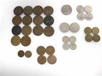 ASSORTED VINTAGE/ANTIQUE CIRCULATED BRITISH COINS