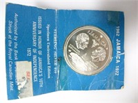 ROYAL CANADIAN MINT JAMAICA 1972 STERLING COIN 53G