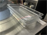 LOT - PLASTIC FOOD PANS