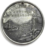 1883 Token Opening of East River Bridge