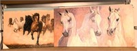 Horse Paintings on Canvas- Lot of 2