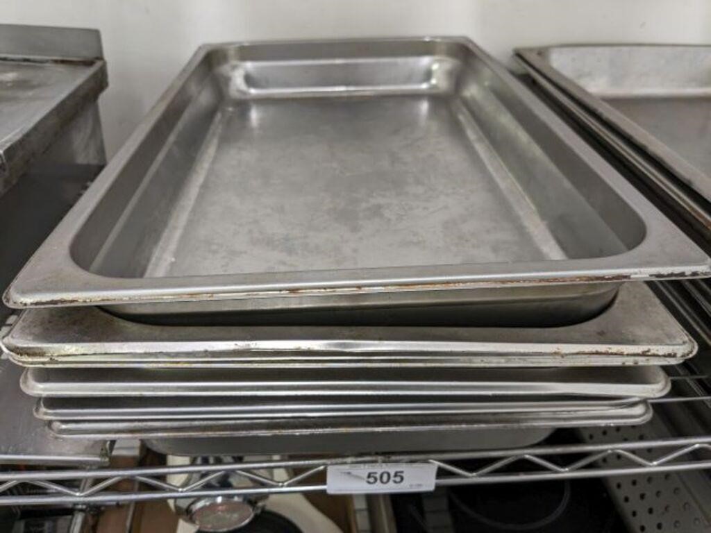 STAINLESS FULL SIZE HOTEL PANS