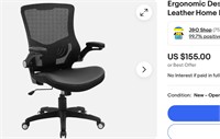 Ergonomic Desk Office Chair Computer Leather