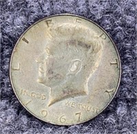 1967 40% Silver Kennedy Half Dollar