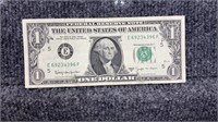 1963B Joseph W Barr Note $1 Bill