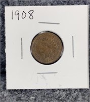 Indian Head Penny 1908