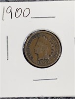 Indian Head Penny 1900