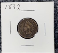 Indian Head Penny 1892