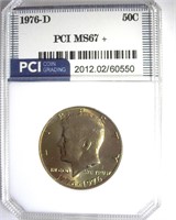 1976-D Kennedy MS67+ Lists $2600 Gold Tone