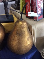 Large gilded pear