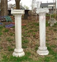Pair of Cast Stone Columns