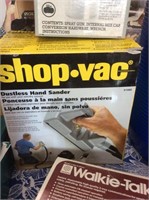 Shopvac dustless hand sander