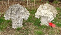 Pair of Cast Stone Urns