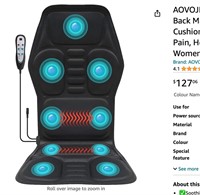 Seat Massager,Vibrating Back Massager for Chair