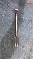 red pitch fork