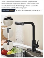 AVSIILE Kitchen Faucet with Pull Down Sprayer